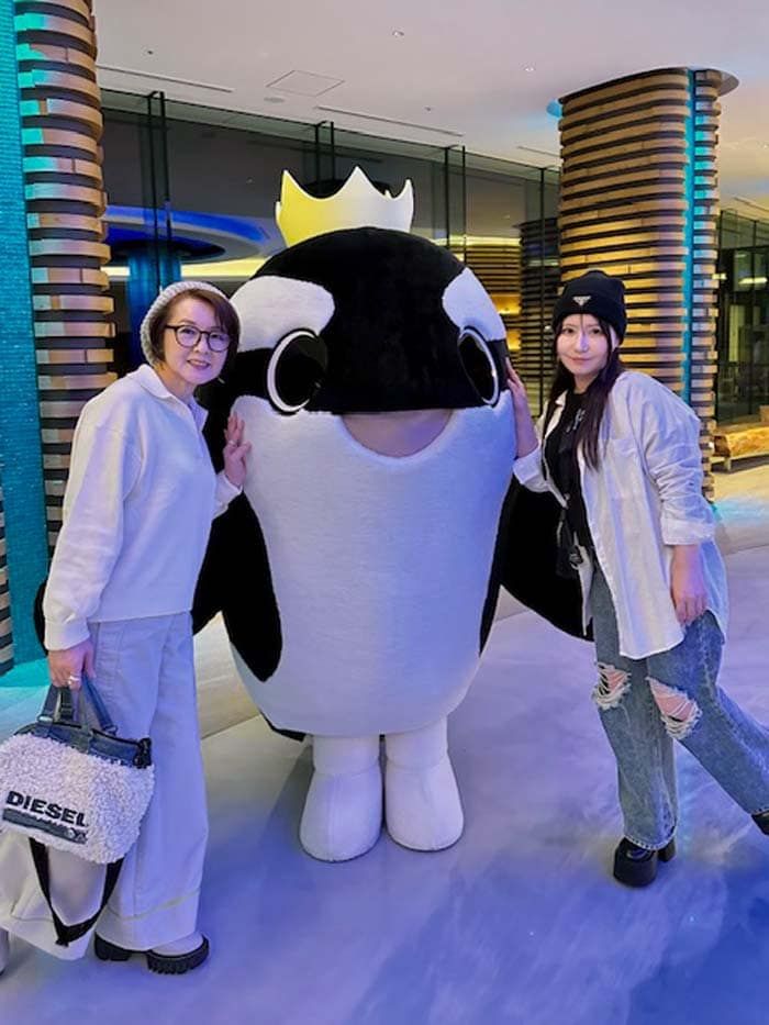 旅行したゆかちゃんと松本さん