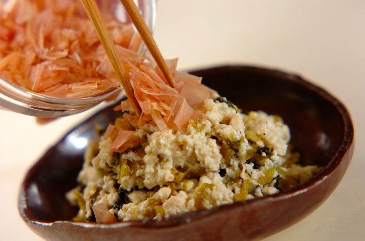 高菜の白和えの作り方2