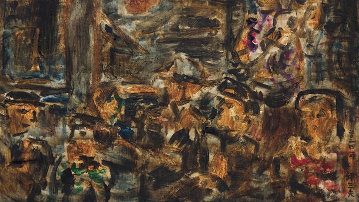 「アンデスの高原列車」 作・ 牧野伊三夫