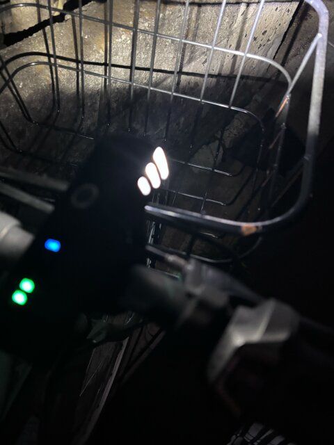 センサー付き自転車ライト 明るさ