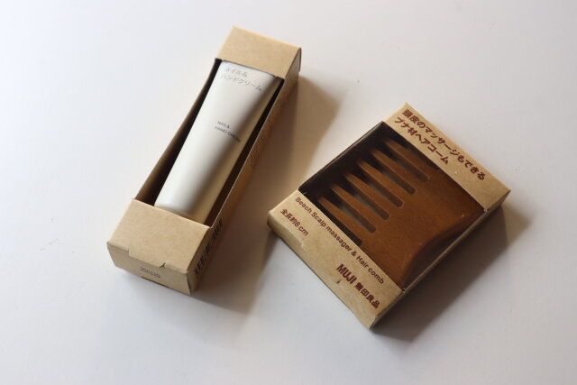 ローソン 無印良品 ハンドクリーム コーム