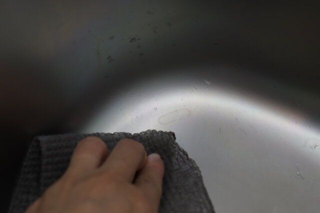 スクラブクロス シンクの掃除