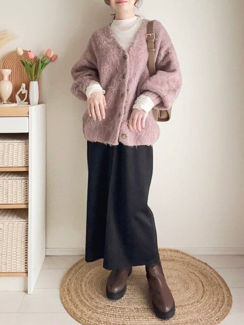 カーディガンコーデ1