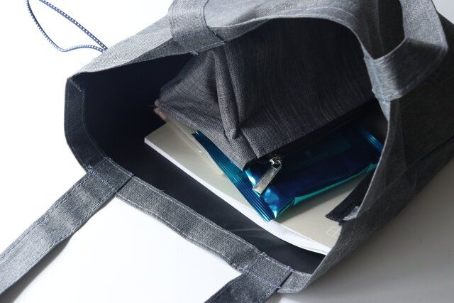 手提げトートバッグ 収納力