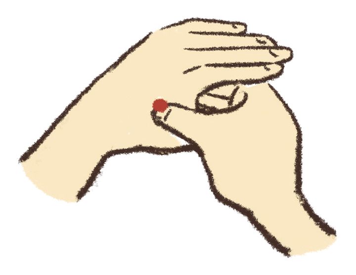 こまめに押したい免疫ケアに役立つツボのひとつ、合谷