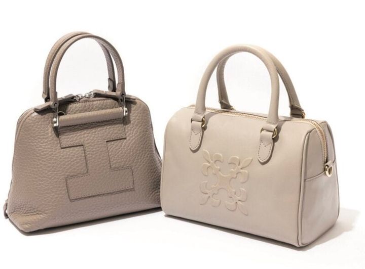 ベージュ系ミニボストン