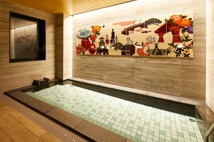 2階にある大浴場