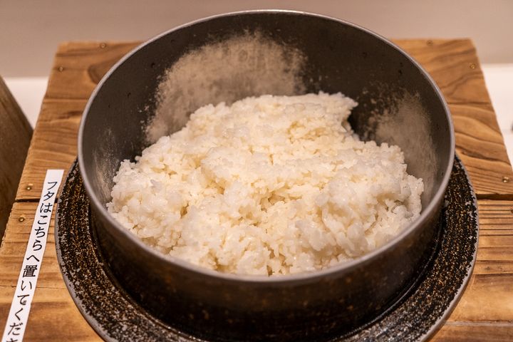 準備されているお米は石川県のブランド米「ひゃくまん穀」。