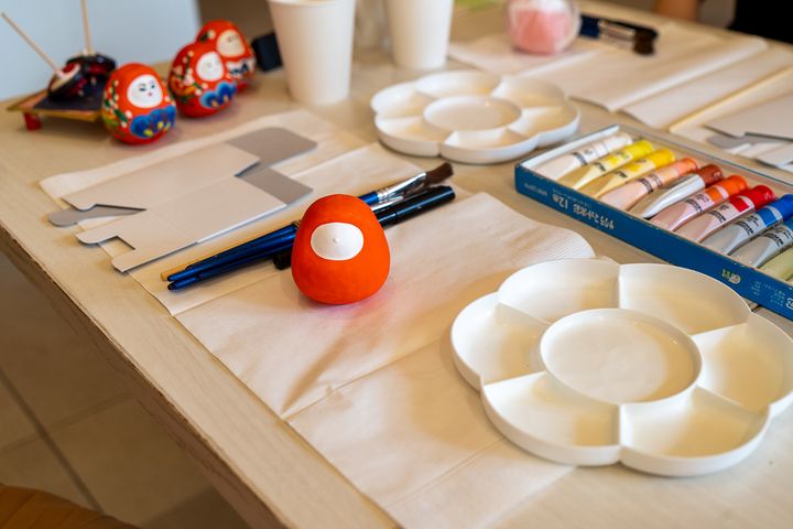 「加賀八幡起上り」の絵付け体験は1回1100円