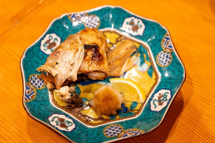 人気のお魚「ノドグロ焼き」。