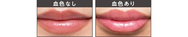 塗り比べ／リップブロッサム バーム 03