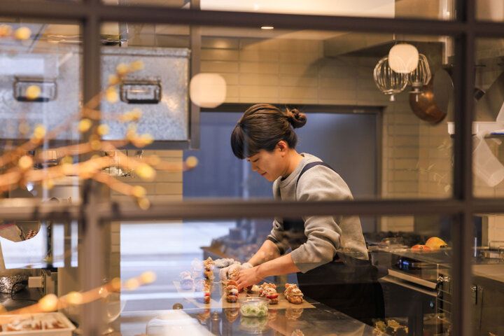 京都・烏丸のパティスリー「Matricaria」で、チーズの花咲くケーキや京野菜の焼き菓子を♪