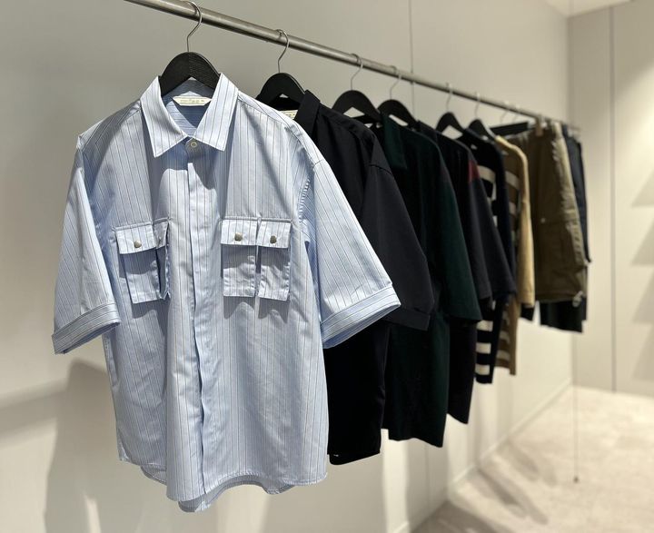 画像: 【GU×rokh】ユーティリティシャツ(5分袖) by rokh ¥3,990 www.gu-global.com