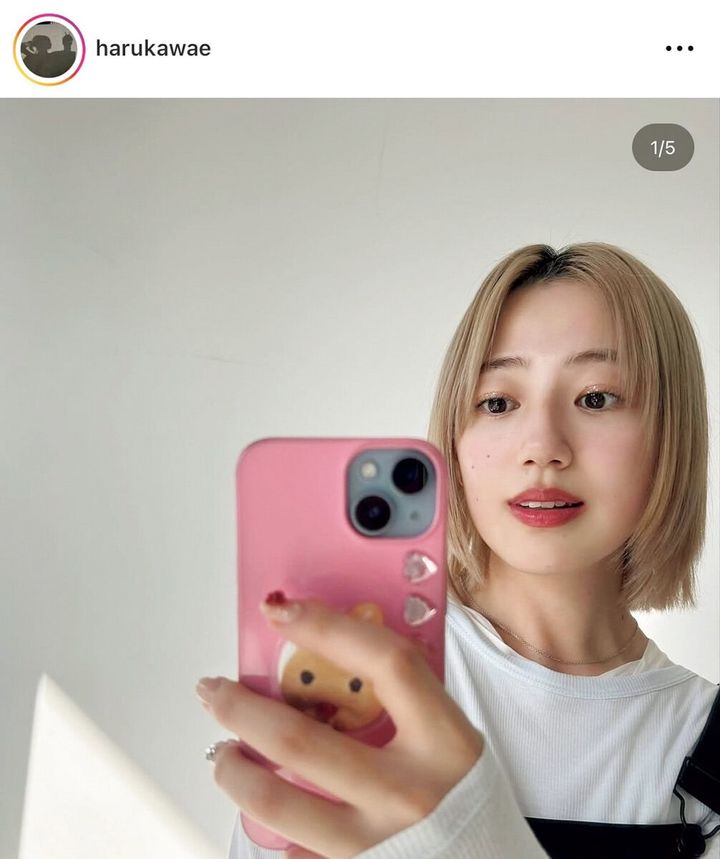 BEAMSプレス／河江遥香さん Instagram