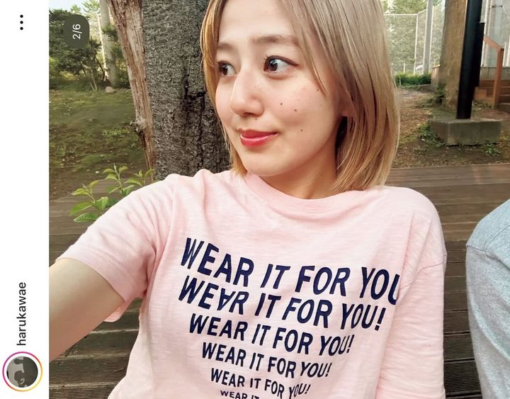 BEAMSプレス／河江遥香さん Instagram