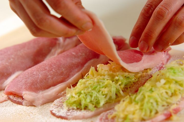 キャべトンカツの作り方1