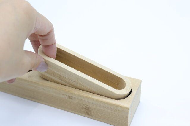 スタンダードプロダクツのバンブーペンホルダーのポケット