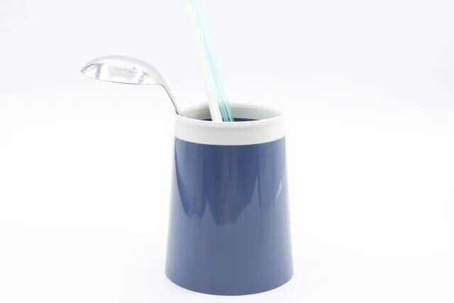 ダイソー KOKU箸立て（アイアンブルー）