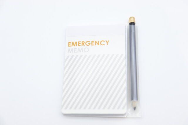 キャンドゥ緊急用メモシール防災グッズ