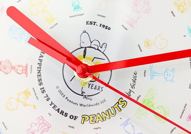 宝島社スヌーピー壁掛け時計付録レビュー赤い針