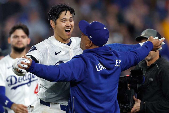 サヨナラ本塁打を放ったドジャース・大谷翔平（C）Getty Images