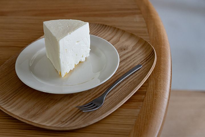 「いちごのレアチーズケーキ」770円