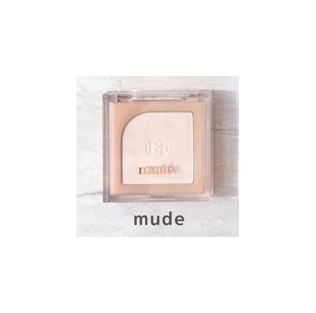モカムースメイク 使用コスメ mude. フラッターブラッシャー 00シースルーベール