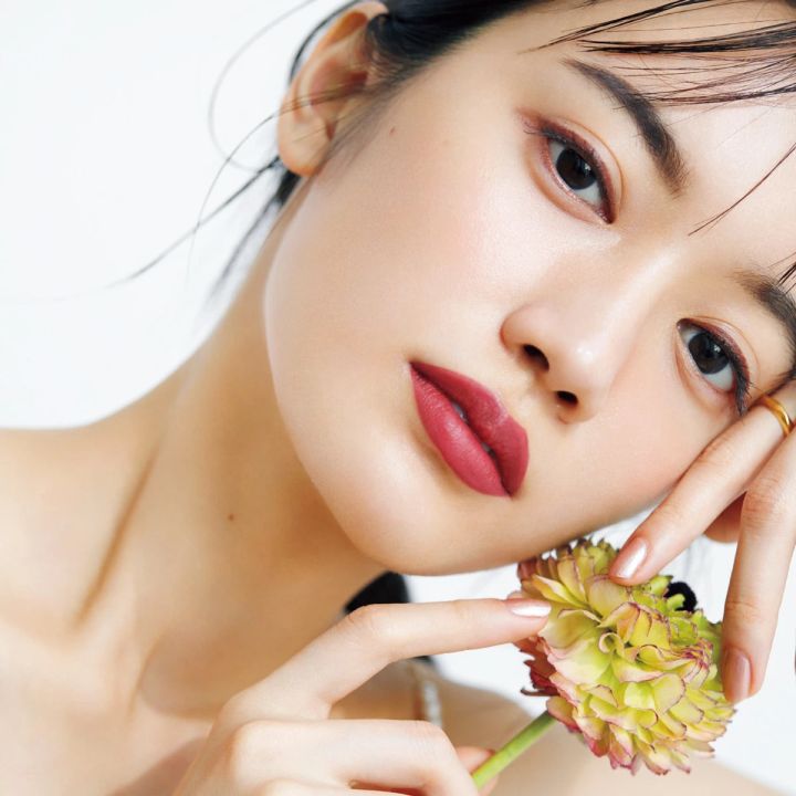 ルージュ ディオール フォーエヴァー リキッドの人気色：558 フォーエヴァー グレース メイク