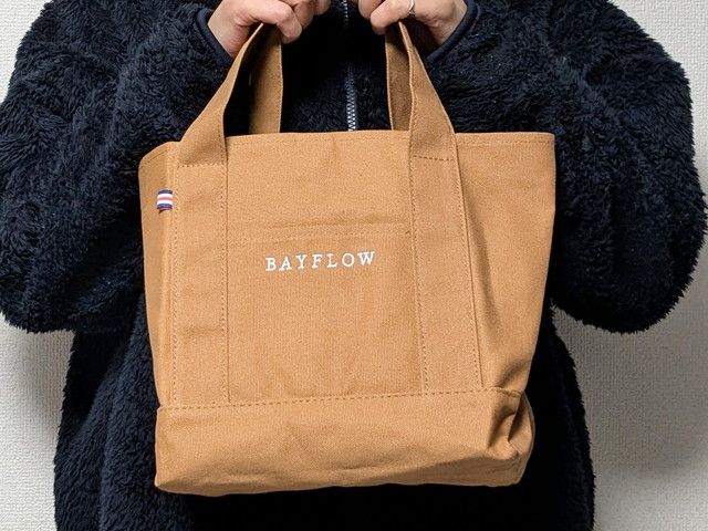 BAYFLOWトートバッグキャメル