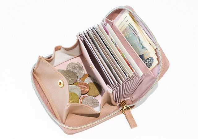 スケープオブグリーンミニ財布ピンクサイズ