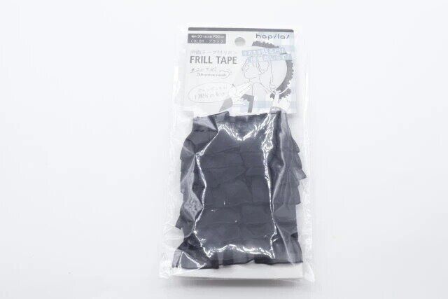 ダイソー 両面テープ付リボン ブラック パッケージ