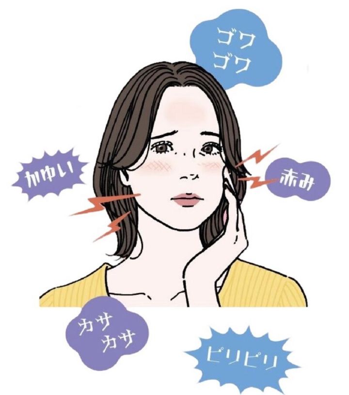 ゆらぎやすい肌