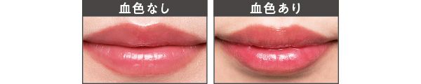 塗り比べ／リップガラス エアー スプリッツ