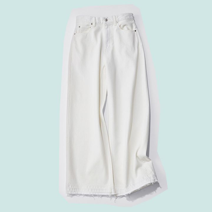 ミラオーウェンの撥水白デニム