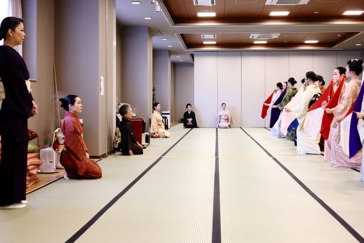 都をどりお稽古