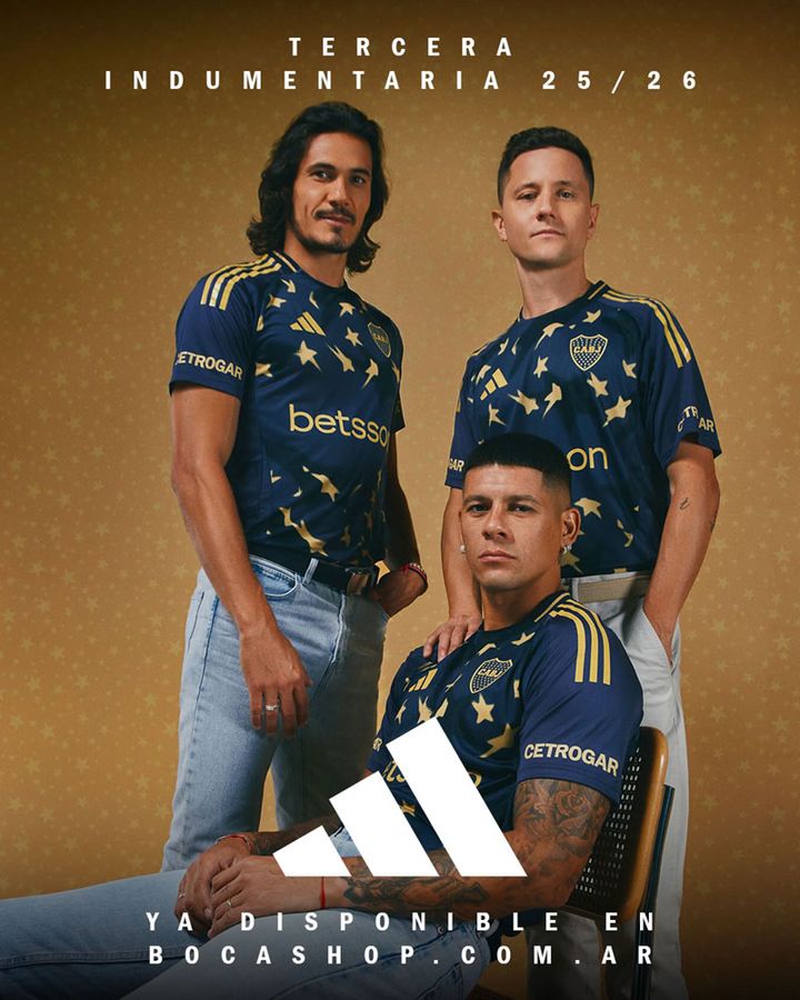 星が飛ぶ！名門ボカ・ジュニオルス、120周年を祝う「星だらけ」の新ユニフォームを発表