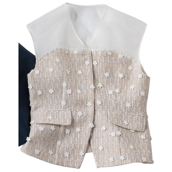 Ballseyのチュールのお花がついたジレ