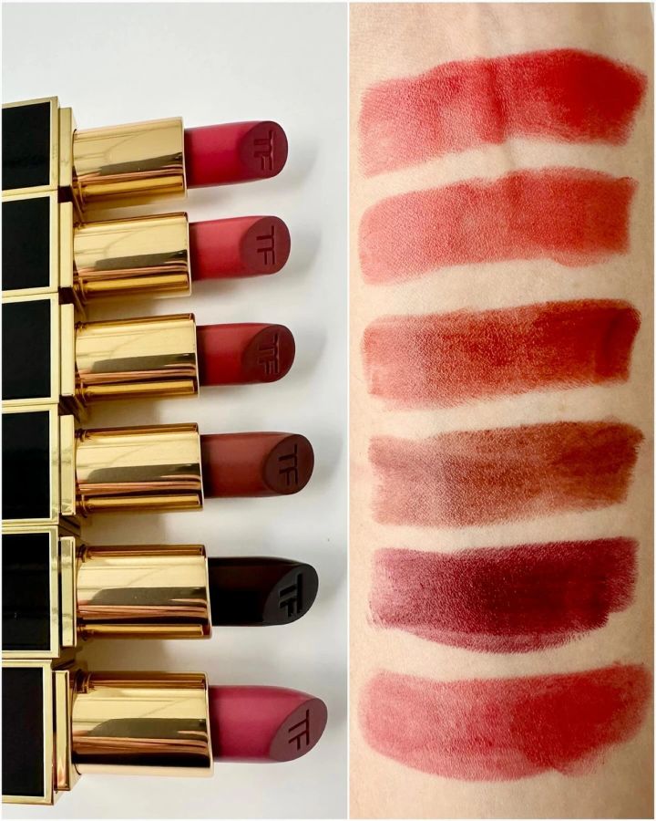 トム フォード_新作コスメ2024_リップ カラー 05／06／11／17／18／19_スウォッチ