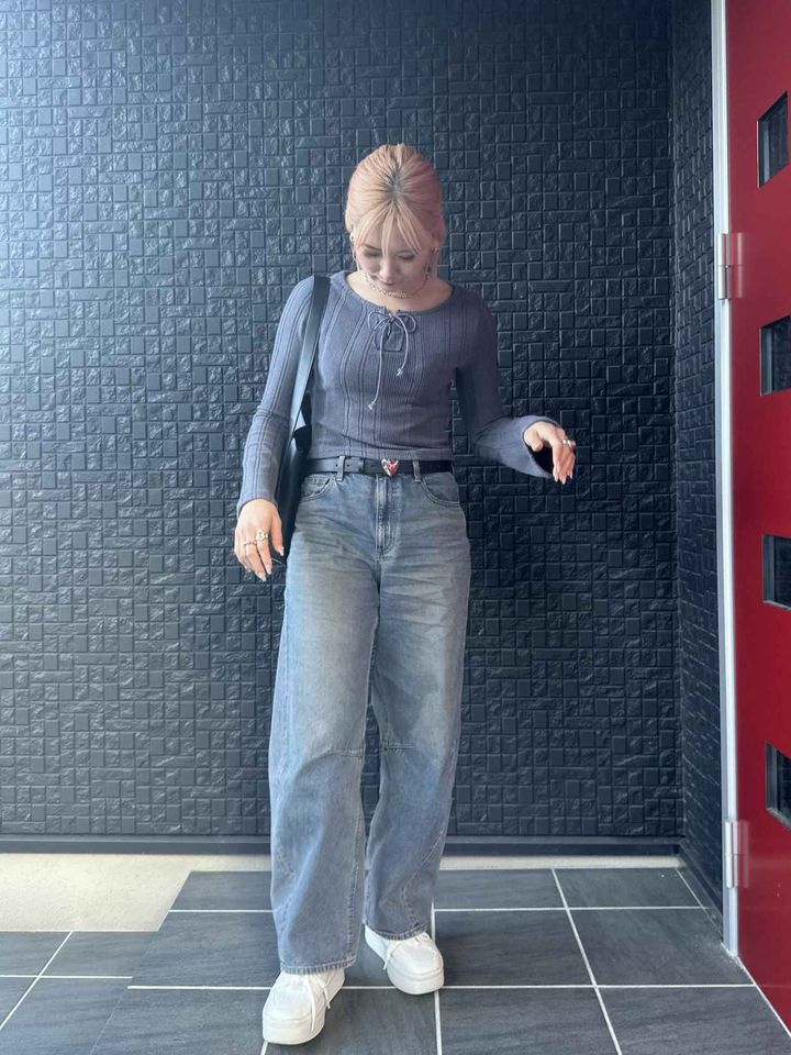 画像: レースアップトップス