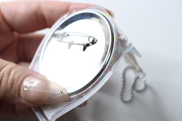 缶バッジカバー香水瓶柄 缶バッジ収納