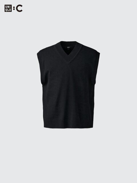 ユニクロのニットベスト