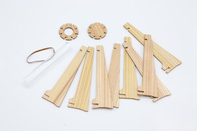 スタンダードプロダクツの木製プチカビンのセット内容