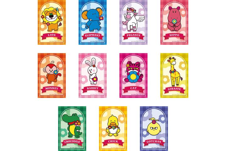 税込み1100円ごとにステッカー（全11種、ランダム）プレゼント（C）ギンビス、（C）劇場版「たべっ子どうぶつ」製作委員会