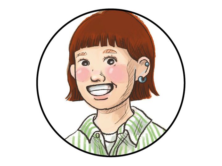 スタイリスト 深田さん イラスト