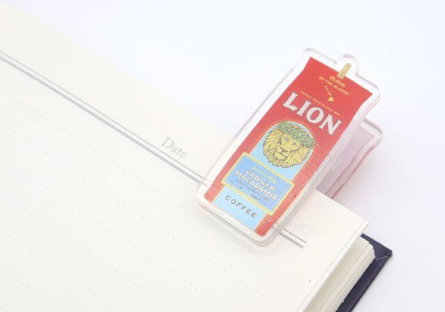ライオンコーヒークリップ付録レビューブックマーク