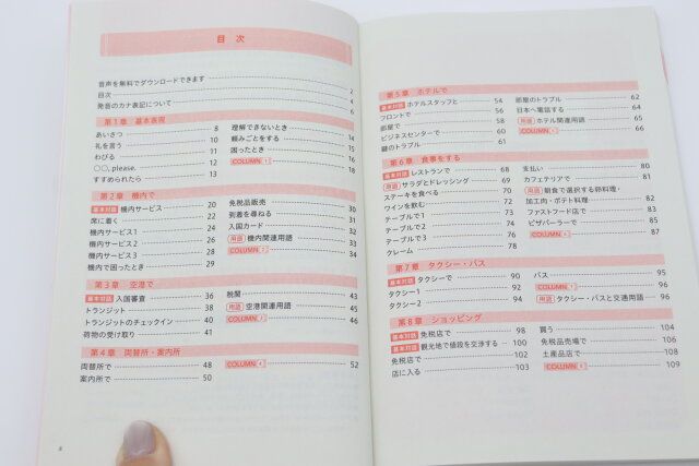 ダイソーの海外旅行の英会話2