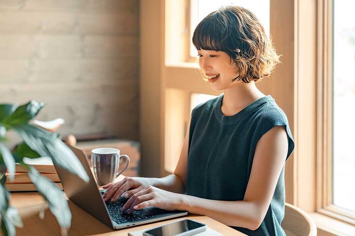 スキルアップをする女性