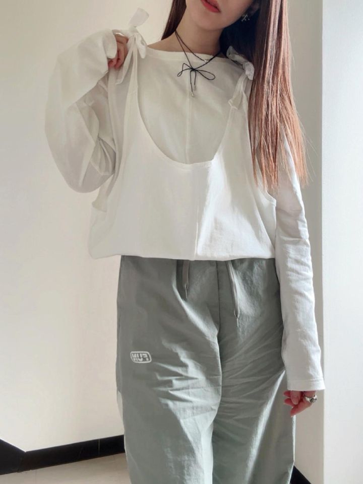 画像1: キャミレイヤード風に