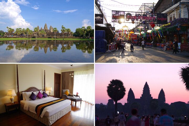 一度は見てみたい絶景！世界遺産アンコール遺跡群へ。リゾートホテルやクルーズ船観光も
