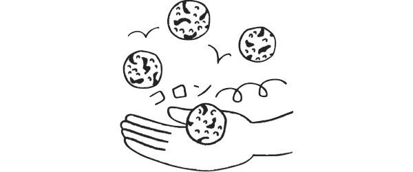 ピンポン玉おにぎり